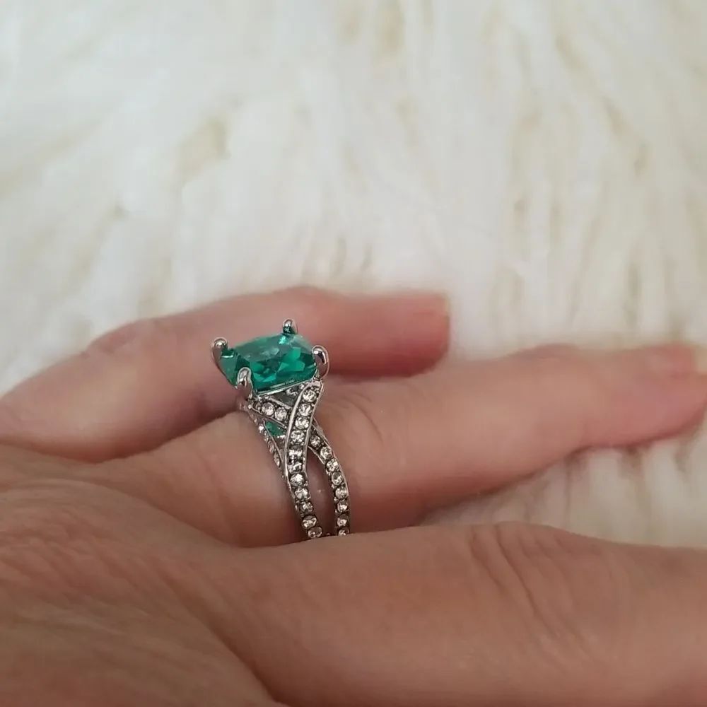 blue ring size 9 - Picture 2 of 7